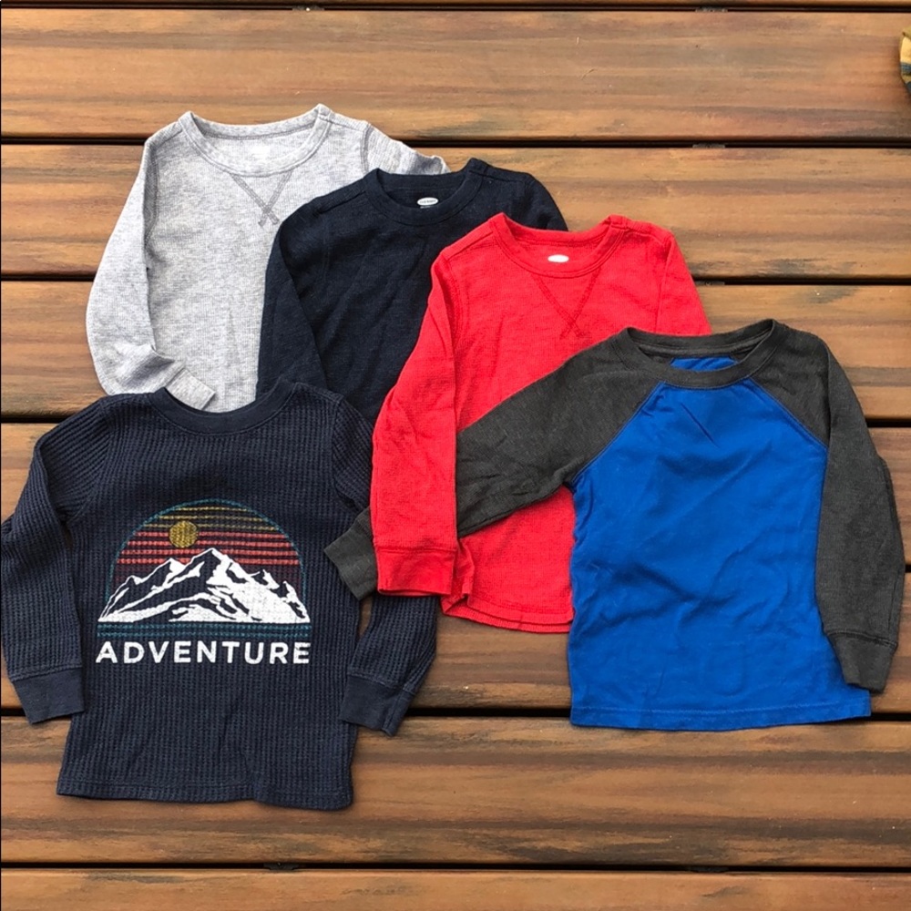 3T boys flannels: // bundle of 5